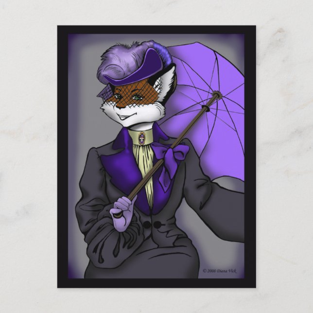 Postal del Fox del Victorian (Anverso)