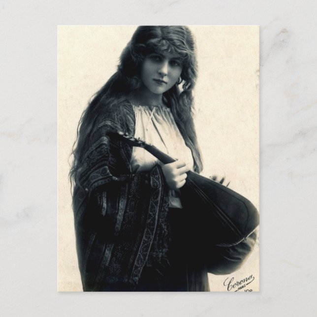 Postal del gitano del Victorian (Anverso)