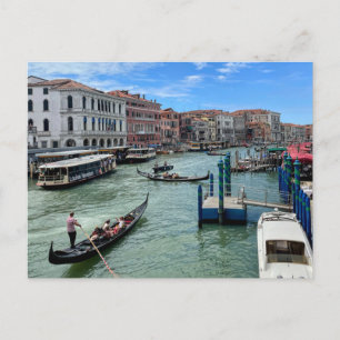 Postal del Gran Canal de Venecia