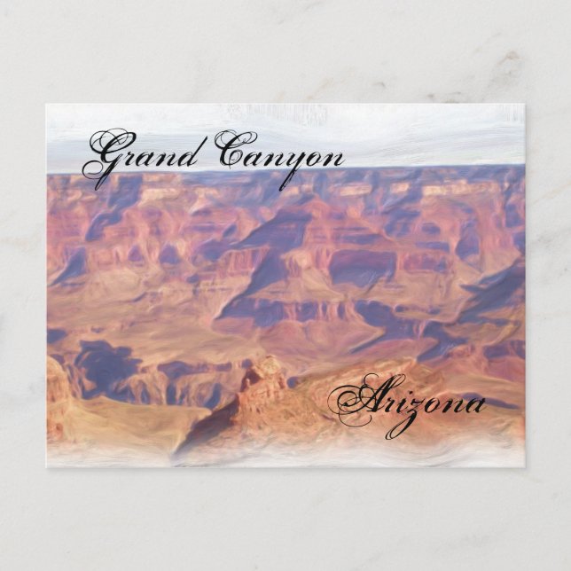 postal del Gran Cañón (Anverso)
