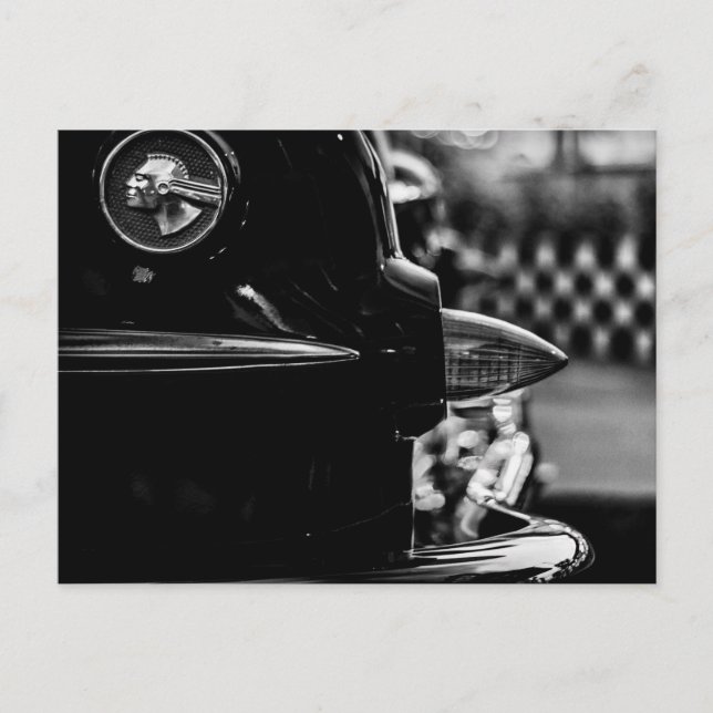 Postal del guardabarros Pontaico vintage (Anverso)