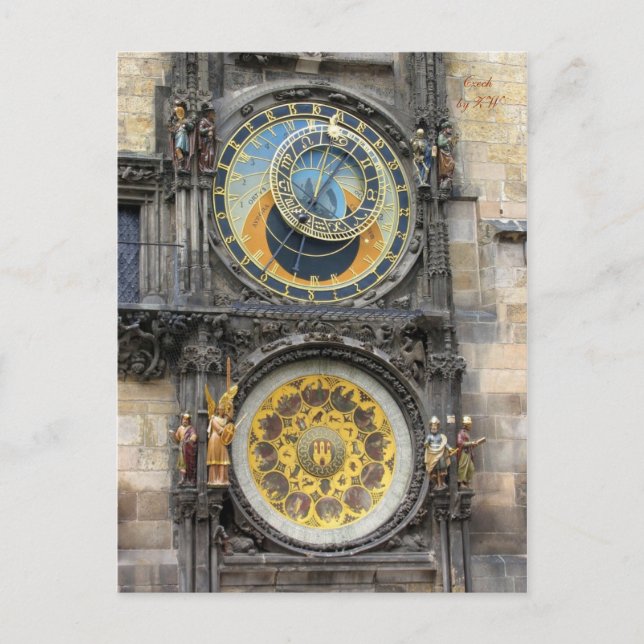 Postal del Guardian del Tiempo (Anverso)