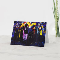 Postal del horizonte de Houston