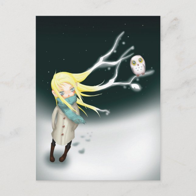 Postal del invierno de G (Anverso)