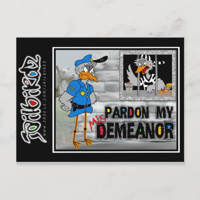 Postal del Jailbird (Anverso)