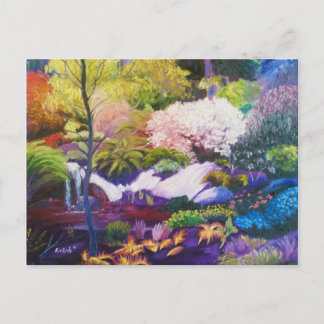 Postal del jardín botánico de Seattle