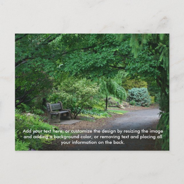 Postal del jardín japonés 2 (Anverso)