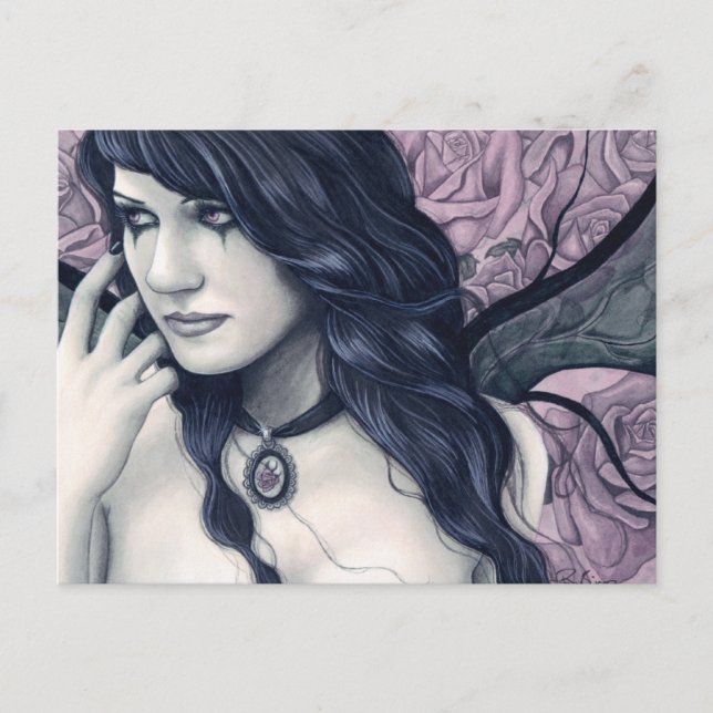 postal del Jardín Rosa (Anverso)