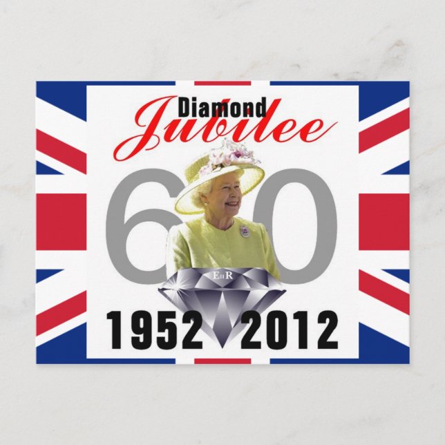 Postal del Jubileo del Diamante 1952-2012 (Anverso)