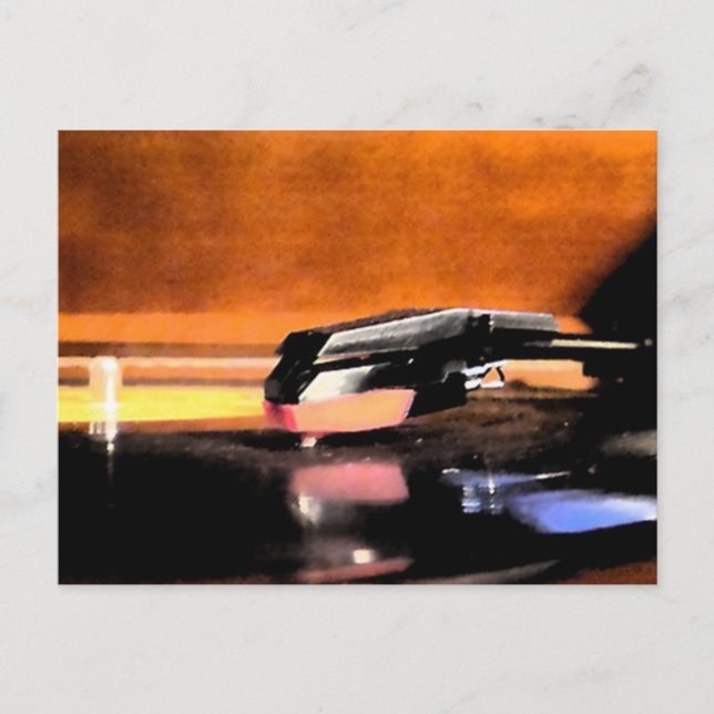 postal del jugador de grabación (Anverso)