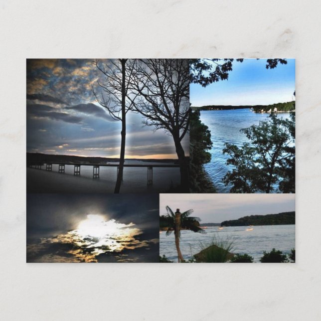 Postal del lago de los Ozarks (Anverso)