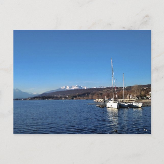 Postal del lago de Viverone #8 (Anverso)