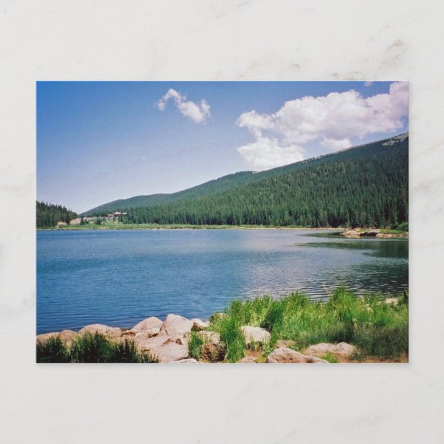 Postal del lago Echo (Anverso)