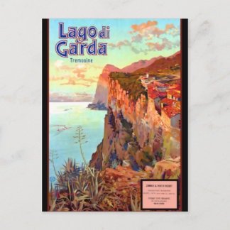 Postal del lago Garda