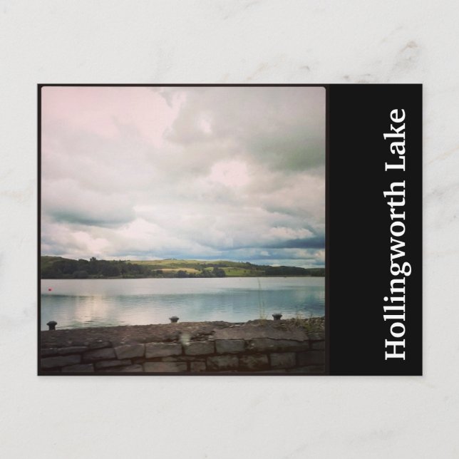 postal del lago Hollingworth (Anverso)
