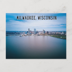 Postal del lago Milwaukee Wisconsin