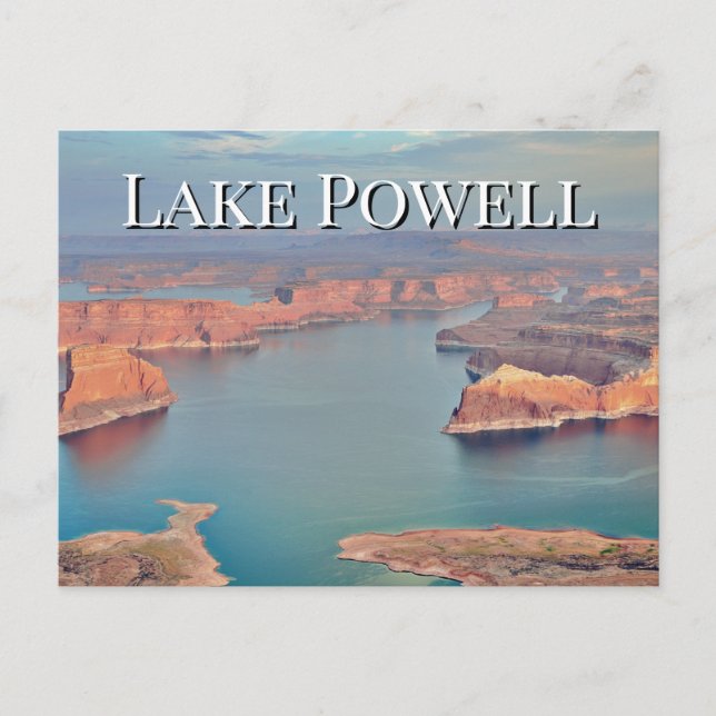 Postal del lago Powell (Anverso)