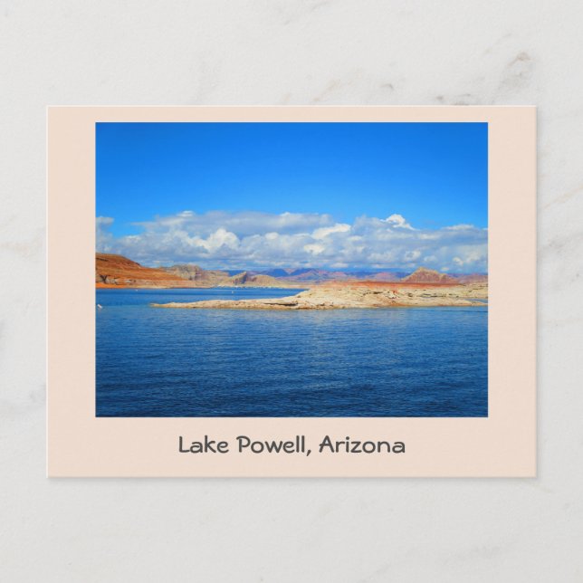 Postal del lago Powell 2018 (Anverso)