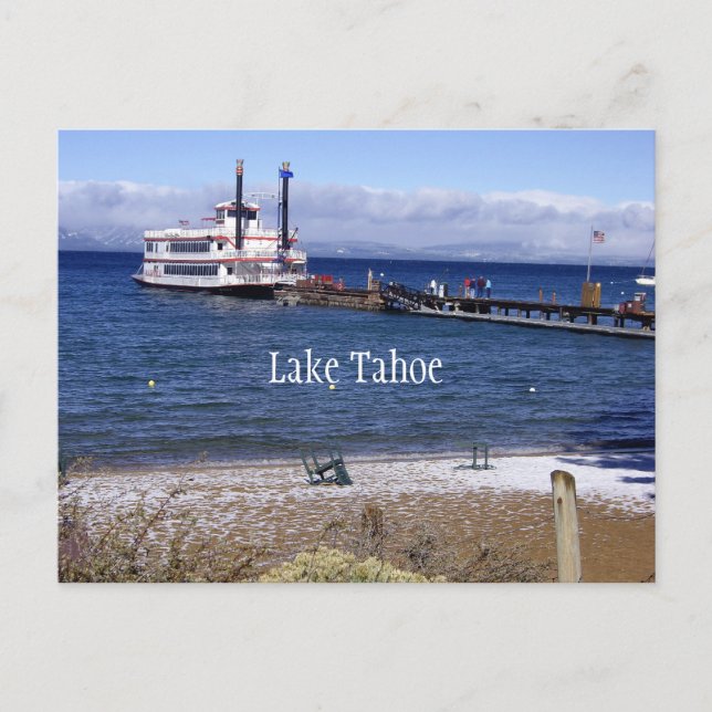 Postal del lago Tahoe