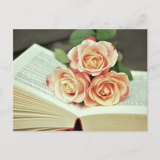 Postal del libro de romance, postal del libro (Anverso)