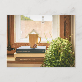 Postal del libro, postal del amante del libro