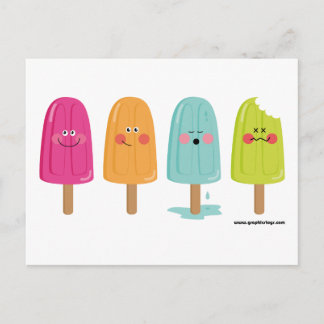 postal del limón del helado