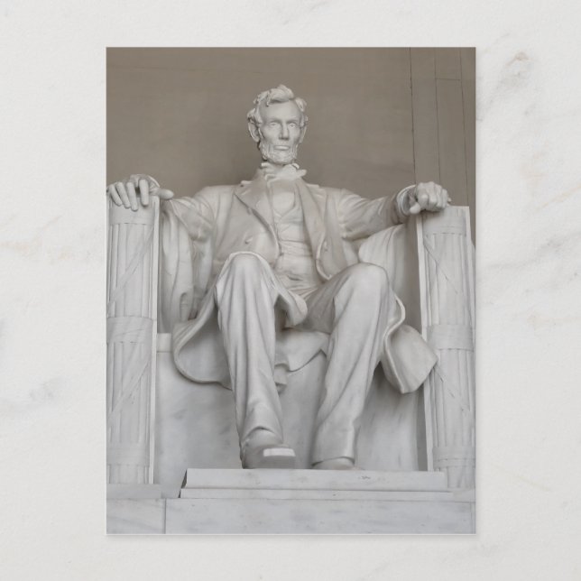 Postal del Lincoln memorial (Anverso)