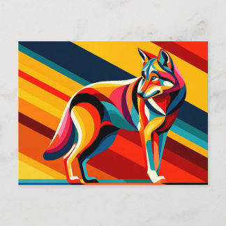 Postal del lobo árabe
