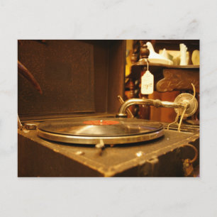 Postal del mercado de pulgas