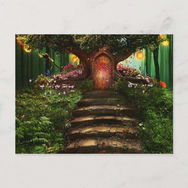 Postal del mesón del bosque (Anverso)