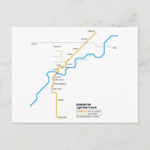 Postal del metro de Edmonton