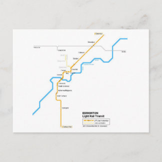 Postal del metro de Edmonton