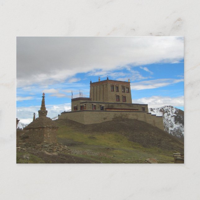 Postal del monasterio de Gyandrak (Anverso)