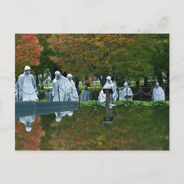 Postal del monumento de los veteranos de Guerra de (Anverso)