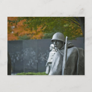 Postal del monumento de los veteranos de Guerra de