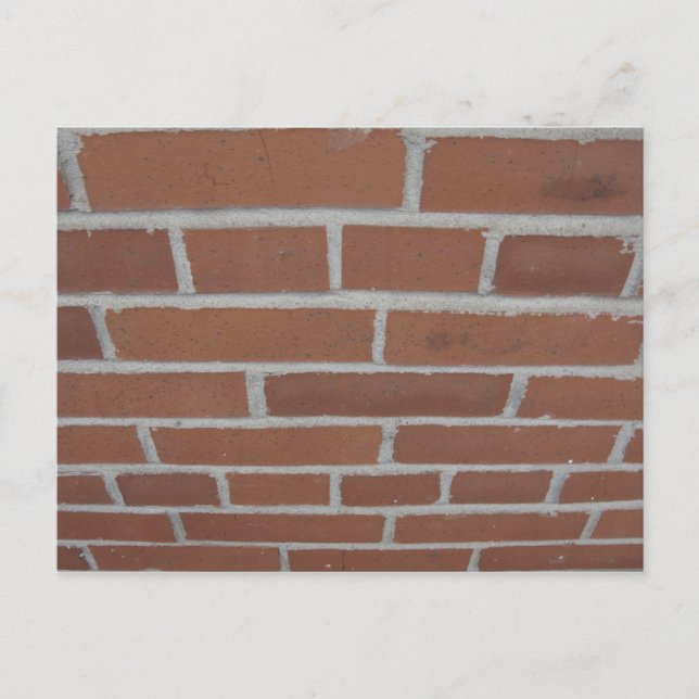 Postal del muro de ladrillos (Anverso)