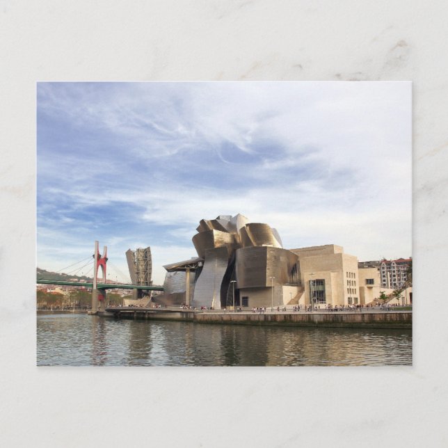 Postal del Museo Guggenheim (Anverso)