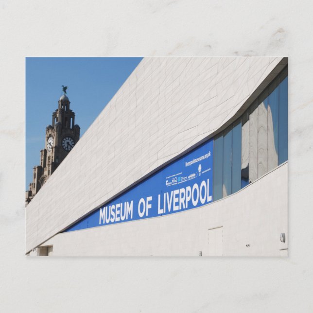 Postal del Museo Liverpool (Anverso)