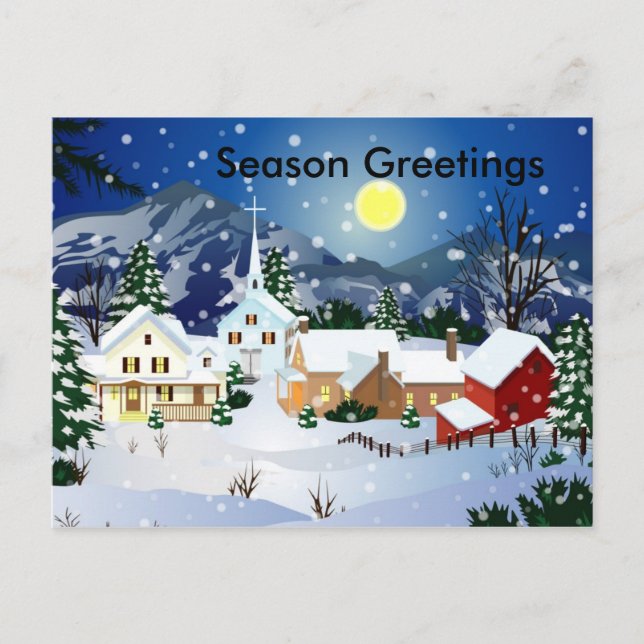 Postal del navidad (Anverso)