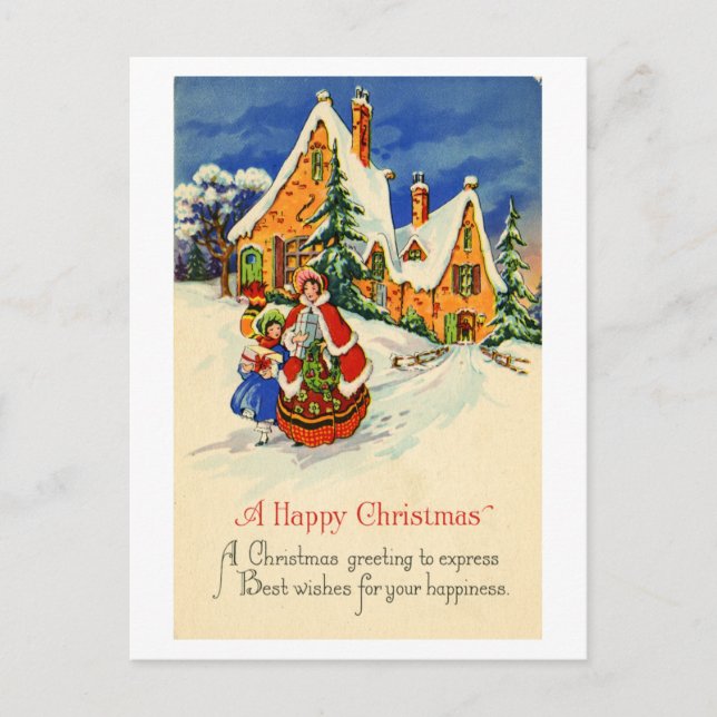 Postal del navidad (CA 1920) (Anverso)