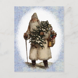 Postal del navidad del padre del vintage
