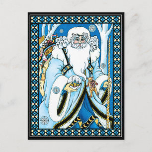 Postal del navidad: Navidad del padre con los
