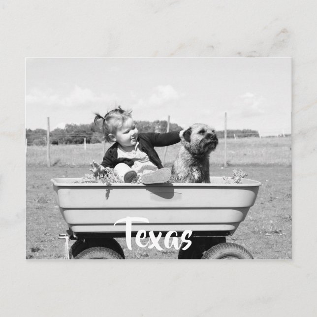 postal del orgullo de Texas (Anverso)