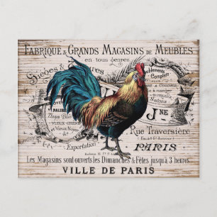 Postal del país de origen de la Vieja París