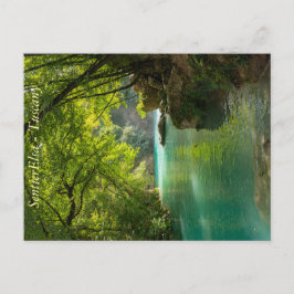 Postal del paisaje del río Elsa, Toscana