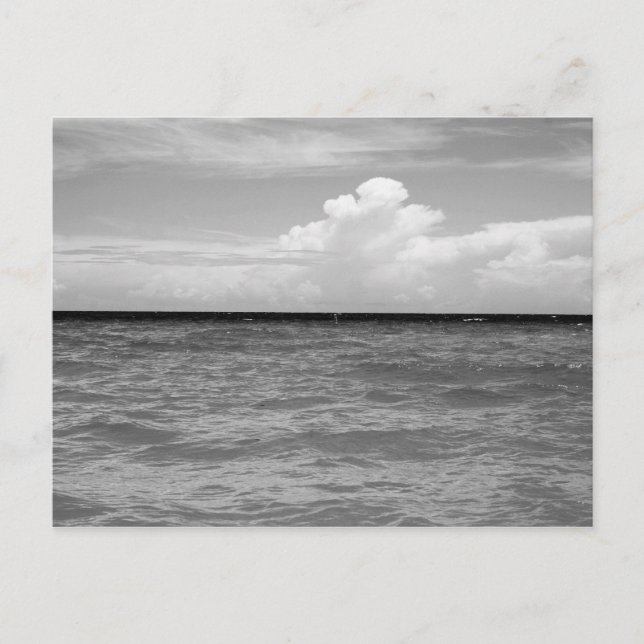 Postal del paisaje marino (Anverso)