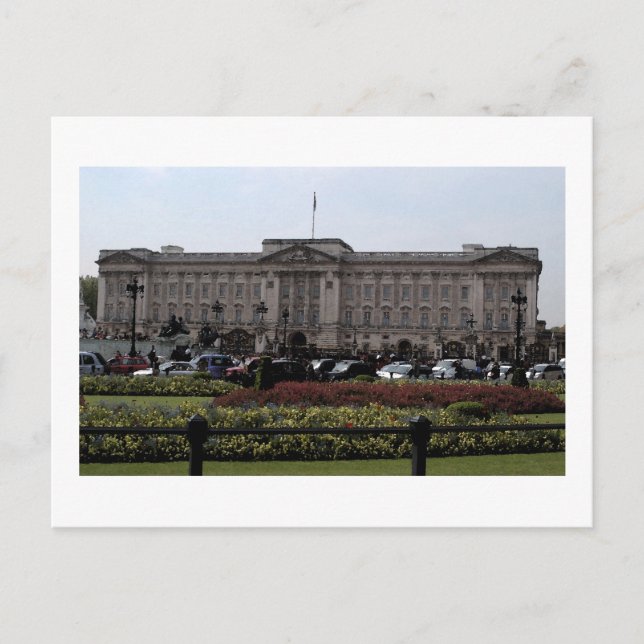 Postal del Palacio de Buckingham (Anverso)