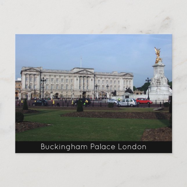 Postal del Palacio de Buckingham (Anverso)