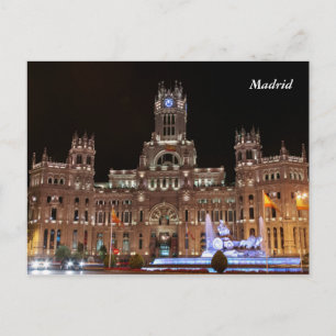 Postal del Palacio de Cibeles