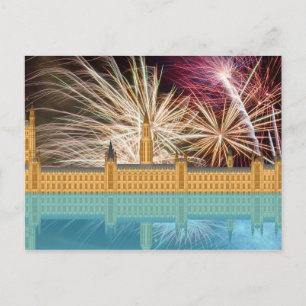 Postal del Palacio Westminster de Londres Skyline